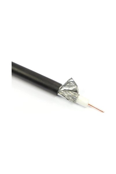 Conotech CABLU COAXIAL NS100 TRI GELATED NEGRU - rolă de 300m