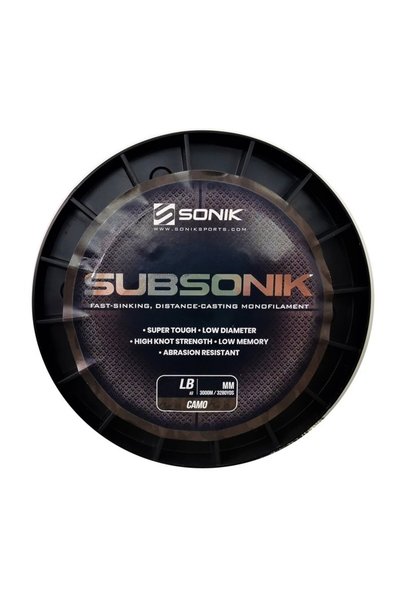 SONİK Fir de pescuit Subsonik Camo 12lb 0.28mm 3000m