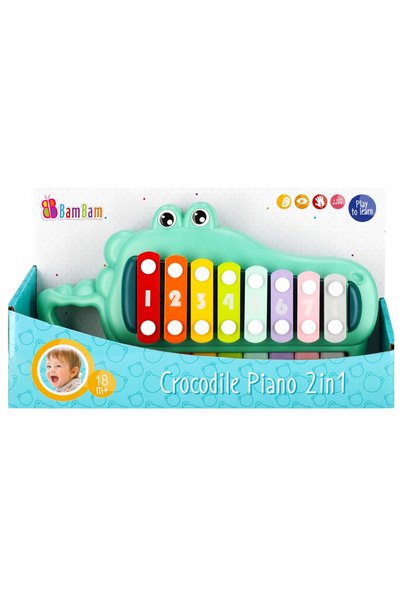 Bambam ND39_492794 BAM BAM PIANO CROCODILE 2IN1 WB 36