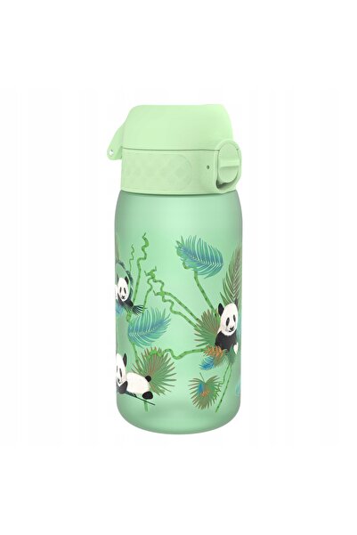 Ion8 Sticlă pentru copii Panda 350 ml - etanșă, fără BPA