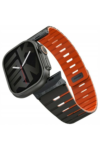 NO BRAND Curea Skinarma Gemini pentru Apple Watch 49/46/45/44 mm, închidere m...