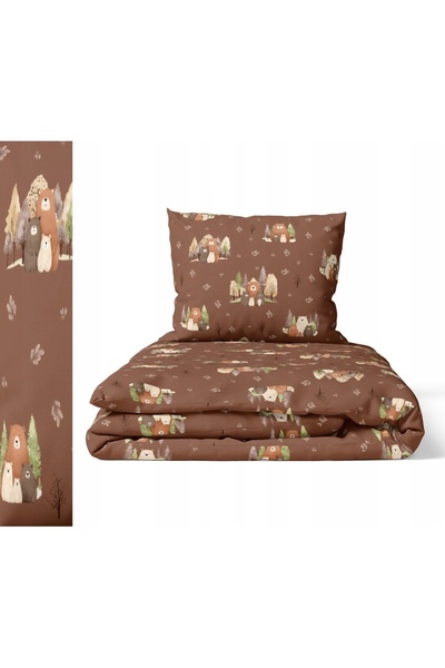 NO BRAND Lenjerie de pat pentru bebeluși 160x200 pentru bebeluș 100% bumbac C...