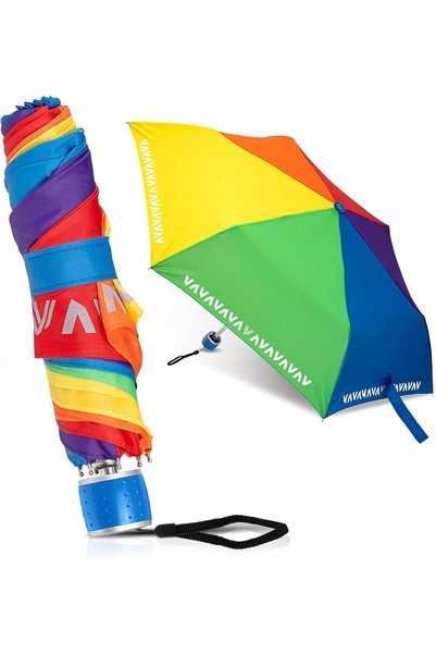 NO BRAND Umbrelă Umbrelă pentru copii Ușoară Curcubeu Rezistentă la vânt Anti...