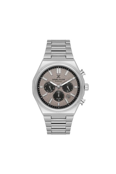 Daniel Klein Exclusive Silver Stainless Steel Watch for Men DK.1.14236-6