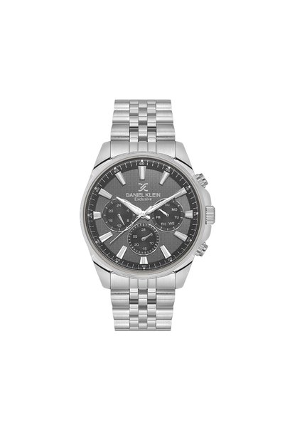 Daniel Klein Exclusive Silver Stainless Steel Watch for Men DK.1.14240-5