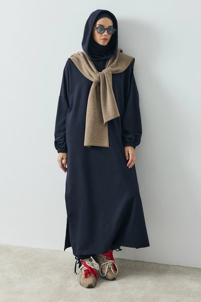 QANU Marla Oversize Sweatshirt Navy Blue
