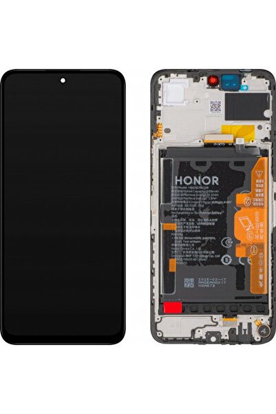 HONOR Μονάδα οθόνης LCD για X7c 5G / 200 Smart, με μπαταρία, Μαύρο Midnight -...