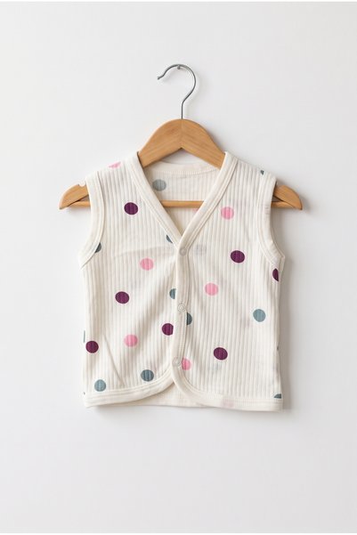 hobbe baby Scored and Reportable Combed Cotton Baby Vest 6-9-12-18-24 Months