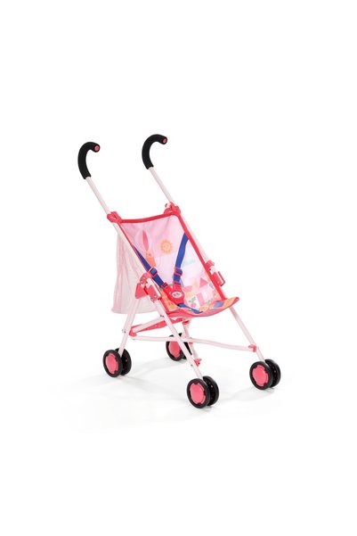 BABY born Cărucior pentru bebeluși cu plasă de aerisire - roz