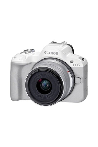 Canon EOS R50 kit alb + RF-S 18-45 IS STM