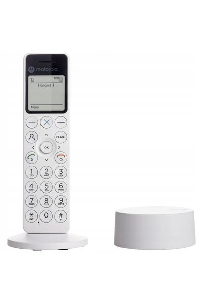 Motorola Telefon fix fără fir DOT411 Alb