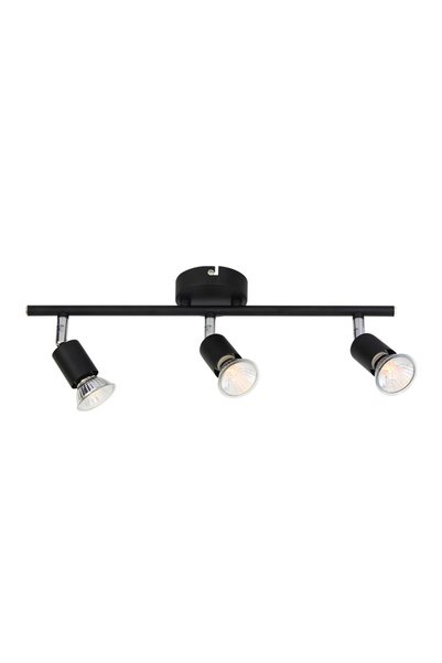 Aca Light SPOT III ΜΑΥΡΟ ΜΑΤ 3 X GU10 TRINITY / MC634BK3