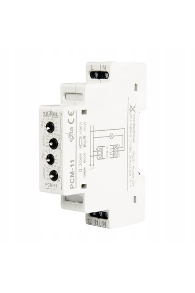 ZAMEL Releu temporizat cu programare în două cicluri 16A 230V AC PCM-11