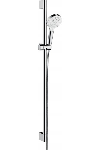 Hansgrohe Set de duș Crometta Vario EcoSmart, 90cm alb/crom