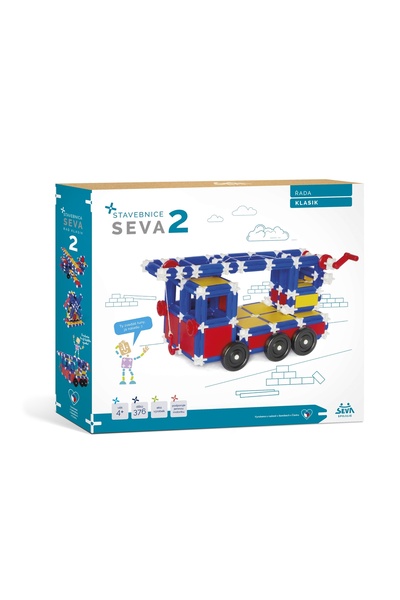 SEVA Set de construcție 2 CLASIC 376 piese
