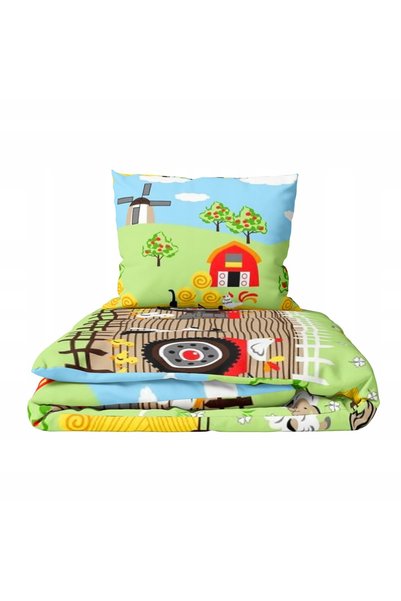 NO BRAND Lenjerie de pat pentru bebeluși 140x200, 100% bumbac, CERTIFICAT Din...