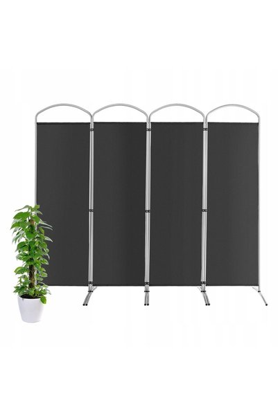 COSTWAY Paravan despărțitor de cameră cu 4 panouri, 221x188 cm
