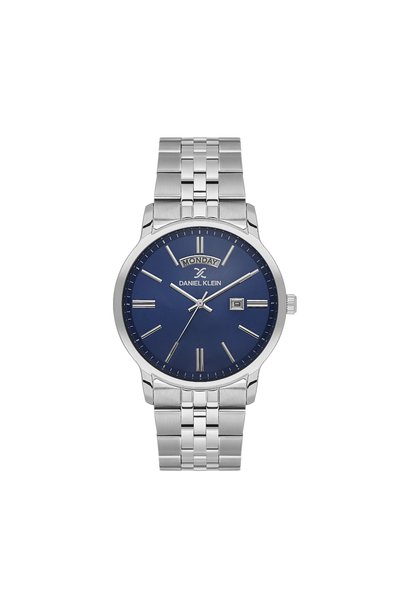 Daniel Klein Premium Silver Stainless Steel Watch for Men DK.6.14203-3