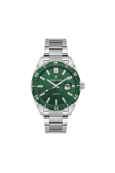 Daniel Klein Premium Silver Stainless Steel Watch for Men DK.1.14195-3