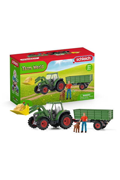 SCHLEICH Farm World 42608 Tractor cu remorcă