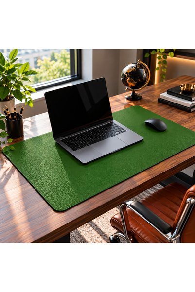Alfa Deri %100 Hakiki Deri Masa Pedi 70x40 cm - Floater Baskılı Lüks Sümen De...
