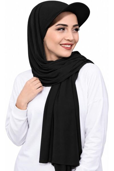 Generic Women One Piece Hijab Baseball Cap 2 in 1 Sun Protection Chiffon Hija...