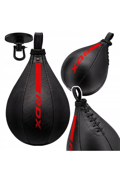 RDX Sac de box F6 Kara negru/roșu