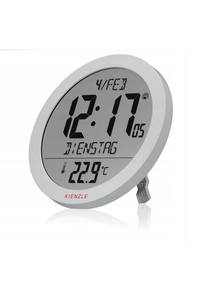 Kienzle Ceas cu afișaj pentru temperatura interioară, alb