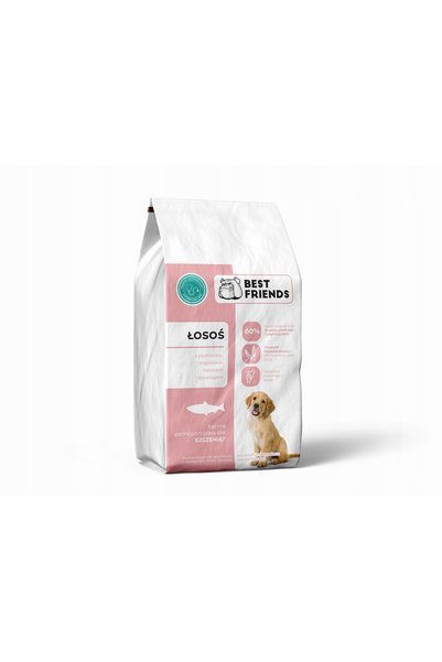 Best Friends Hrană mixtă, sănătoasă pentru un cățeluș, 60% pește, Somon 6kg