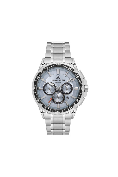 Daniel Klein Exclusive Silver Stainless Steel Watch for Men DK.1.14254-4