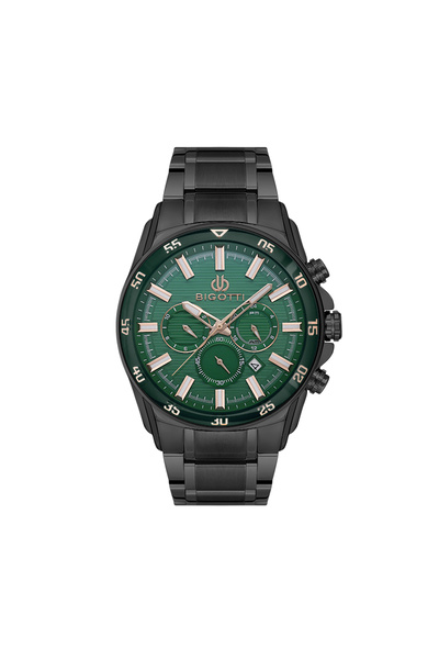 Bigotti Raffinato Black Stainless Steel Watch for Men BG.1.10675-4