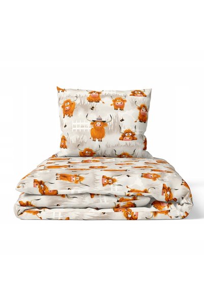 NO BRAND Lenjerie de pat pentru copii 90x120cm, 2 piese, pentru pat, design: ...