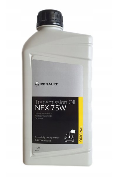 Renault Uleiul de transmisie NFX înlocuiește NFJ și NFP.