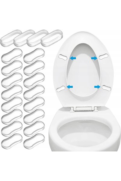 NO BRAND 20x Tampoane pentru scaunul de toaletă, Set universal de tampoane di...