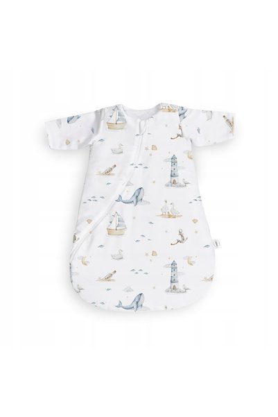 Lulumi Sac de dormit S cu mâneci Marin
