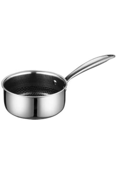 Generic Mister Cook Titan Tri-Ply Stainless Steel Sauce Pan 16cm - Cooking Po...