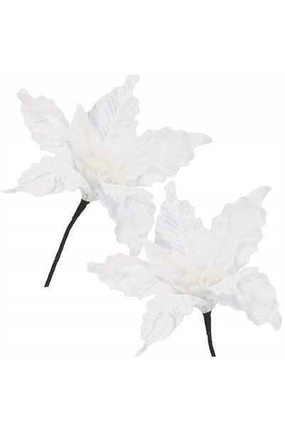 Springos Stea din Betleem Poinsettia pentru bradul de Crăciun 26cm 2 bucăți