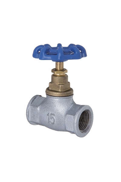 Invena 6/4 " DN40 GW Robinet de trecere prin perete, tip ciupercă, cu cap alb...