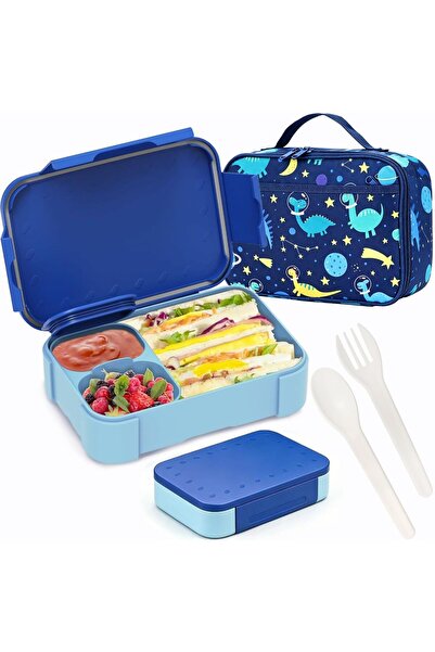 Generic Bento Box Adult Lunch Box with Insulated Lunch Bag, Containers for Ad...