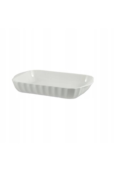 NO BRAND Vas pentru caserolă 32 X 22 Cm Pieve La Porcellana Bianca