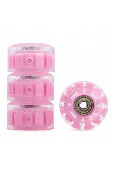 ATTABO Roți de skate Diamond, set de 4 piese roz