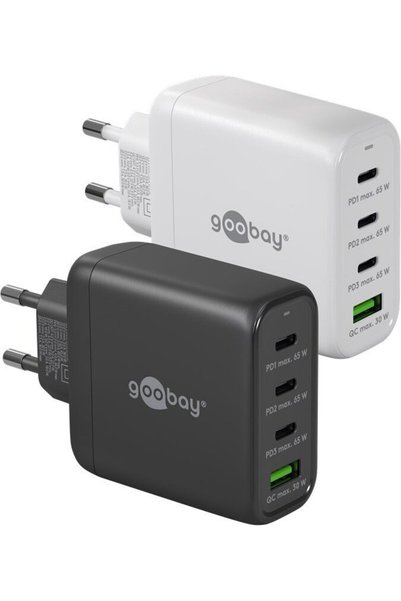 goobay USB-C(TM) Pd Gan Πολύθυρος Ταχυφορτιστής (68 W) Μαύρο - (64819)