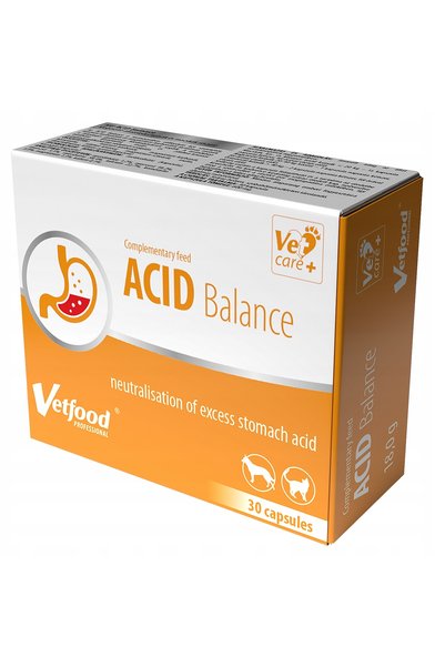 Vetfood Suplimente pentru echilibrul acidic al pisicilor și câinilor, 30 bucăți