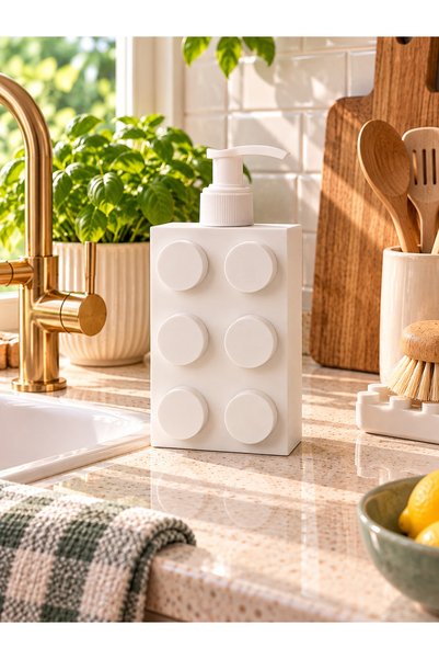 Maflen Modern Blok Tasarımlı Dekoratif Sabunluk
