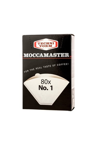 Moccamaster Filtre de cafea nr. 1 de unică folosință 80 buc.