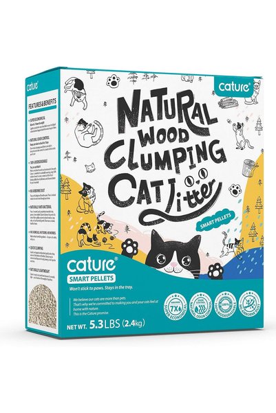 Cature Natural Wood Clumping Cat Litter Smart Pellet 2.4kg