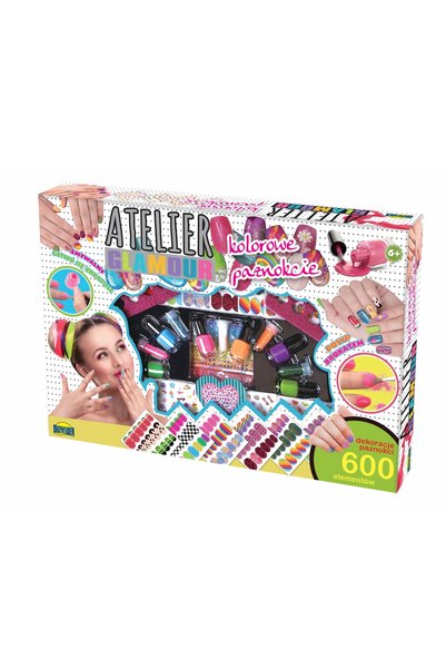 Dromader SET Pictură Unghii Copii Atelier Glamour