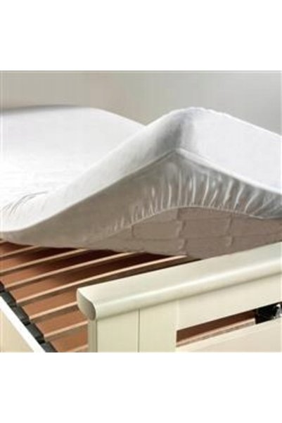 Douceur D'INTERIEUR PROTECTOR PENTRU SALTEA BUMBAC ALB Uni CU ELASTICE 160X20...