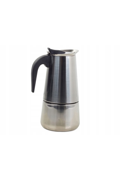 verk group Cafetieră italiană cu infuzor, 9 căni, oțel 450ml, elegantă