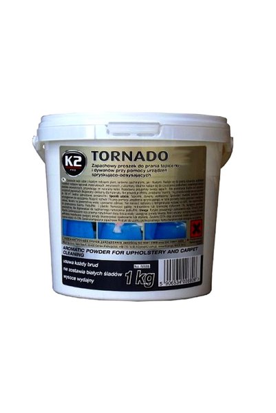K2 Tornado Plus 1kg – pulbere pentru curățarea tapițeriei și a covoarelor pri...